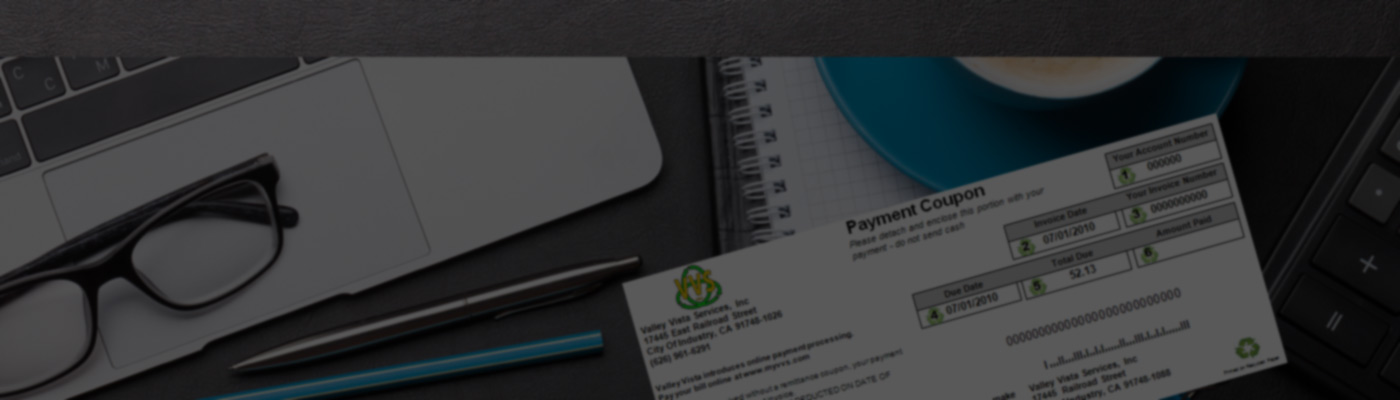 Reading Your Invoice - Valley Vista Services